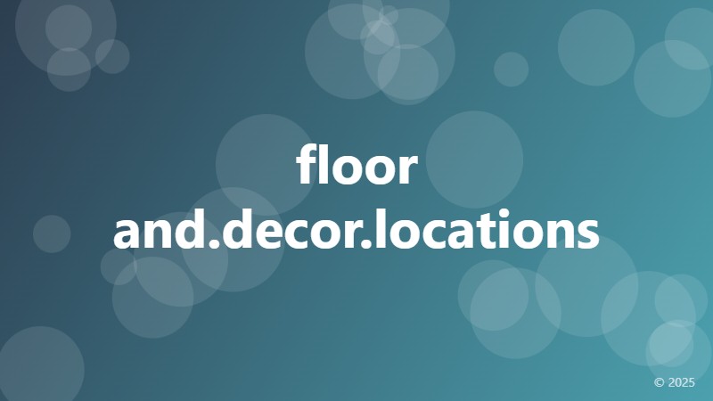floor and.decor.locations
