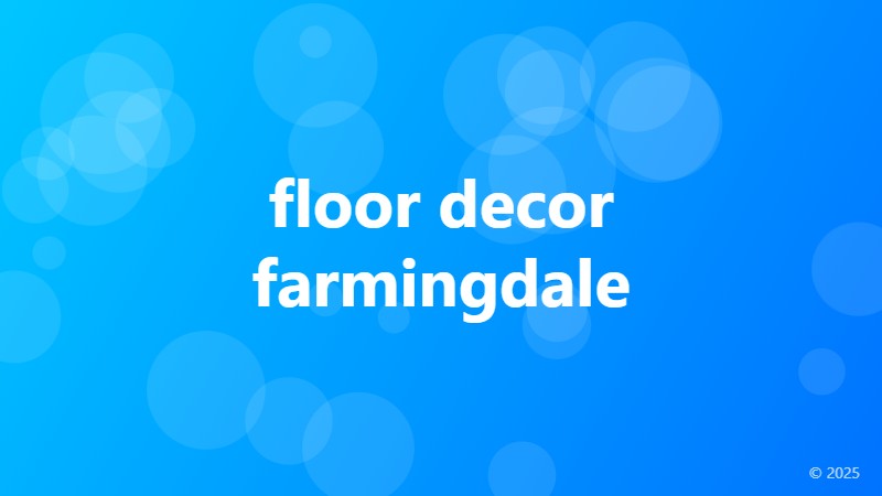 floor decor farmingdale