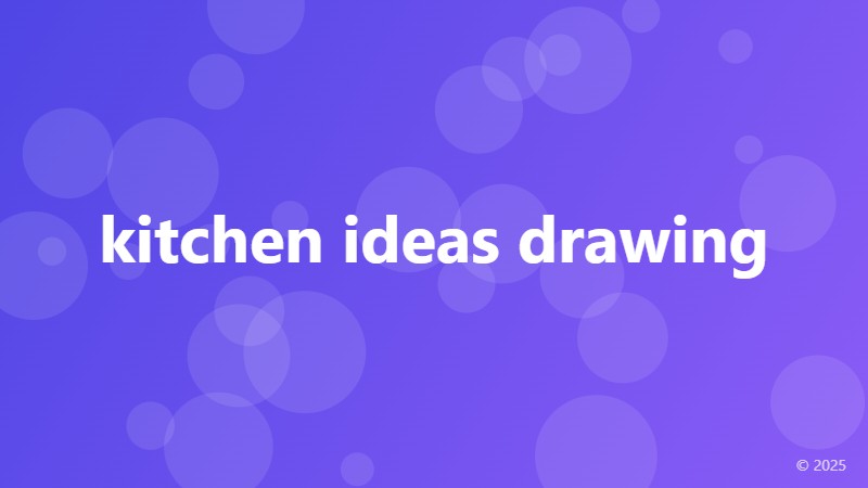 kitchen ideas drawing