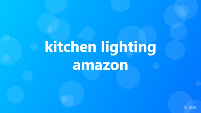 kitchen lighting amazon