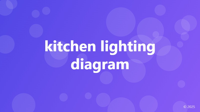 kitchen lighting diagram