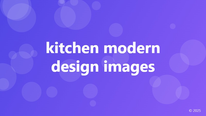 kitchen modern design images