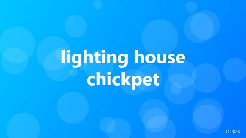 lighting house chickpet
