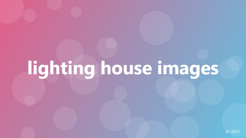 lighting house images