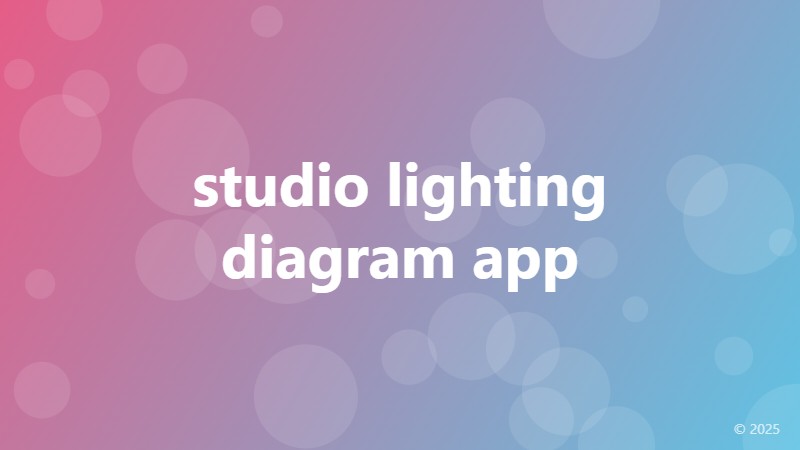 studio lighting diagram app