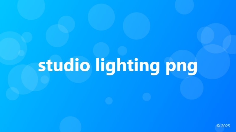 studio lighting png